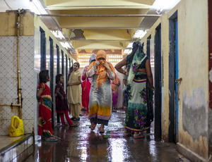 Des toilettes communautaires à Pune, en Inde - Photo © Archipel&Co/ Maja Bialon