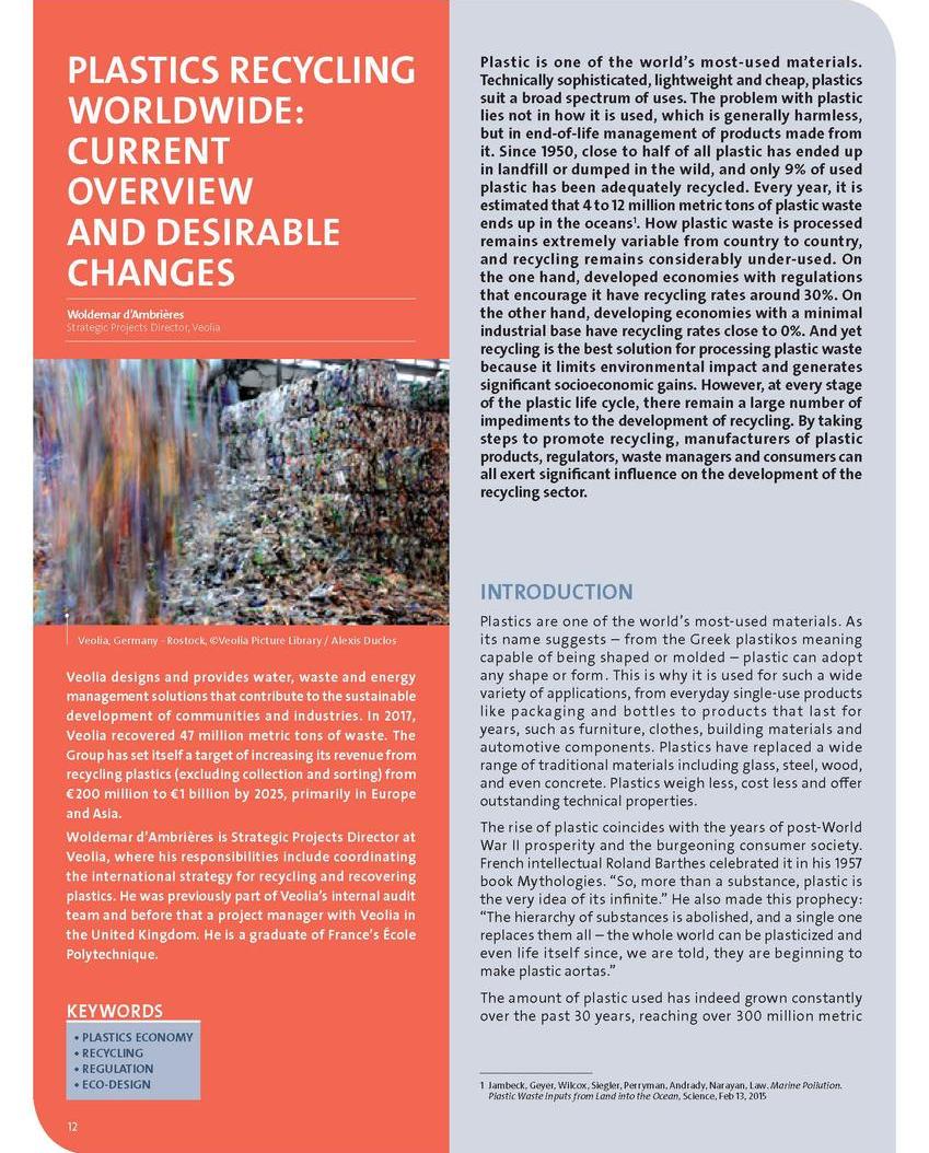 Publications - Plastics Recyclers Europe