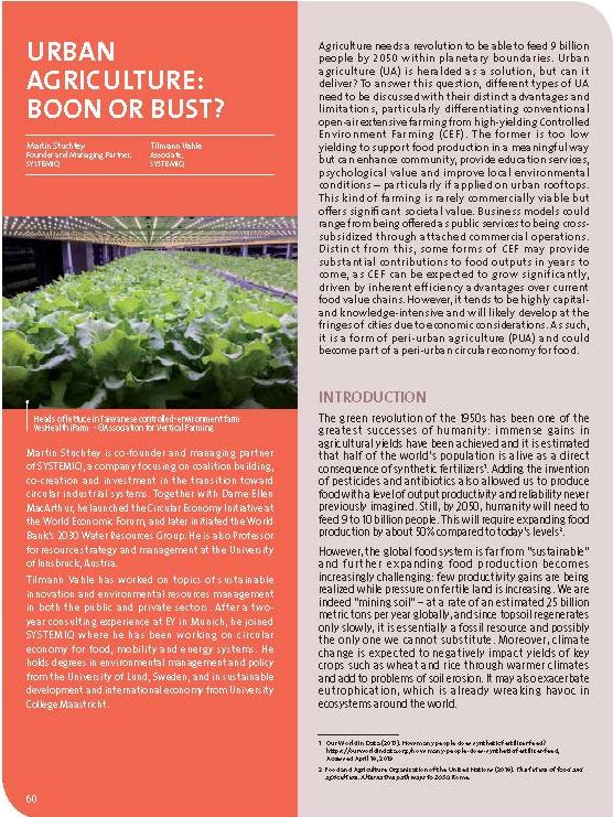 Urban agriculture: boon or bust?