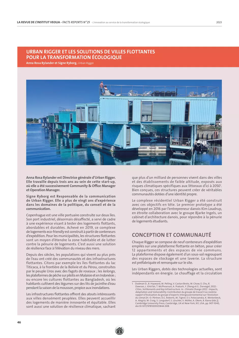 Urban rigger et les solutions de villes flottantes pour la ...