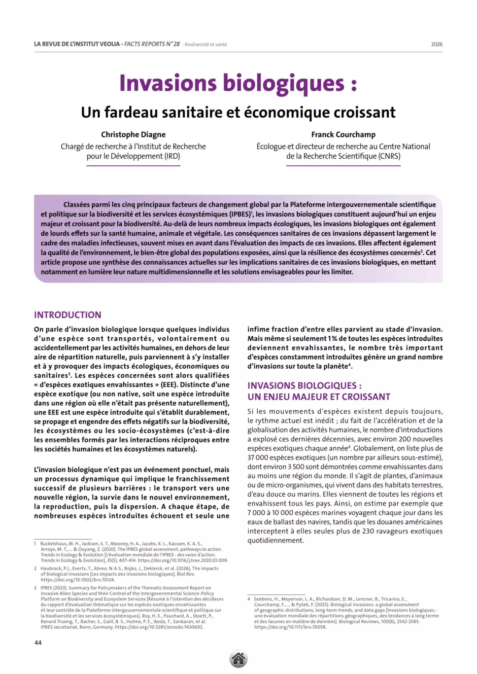 première page article 8