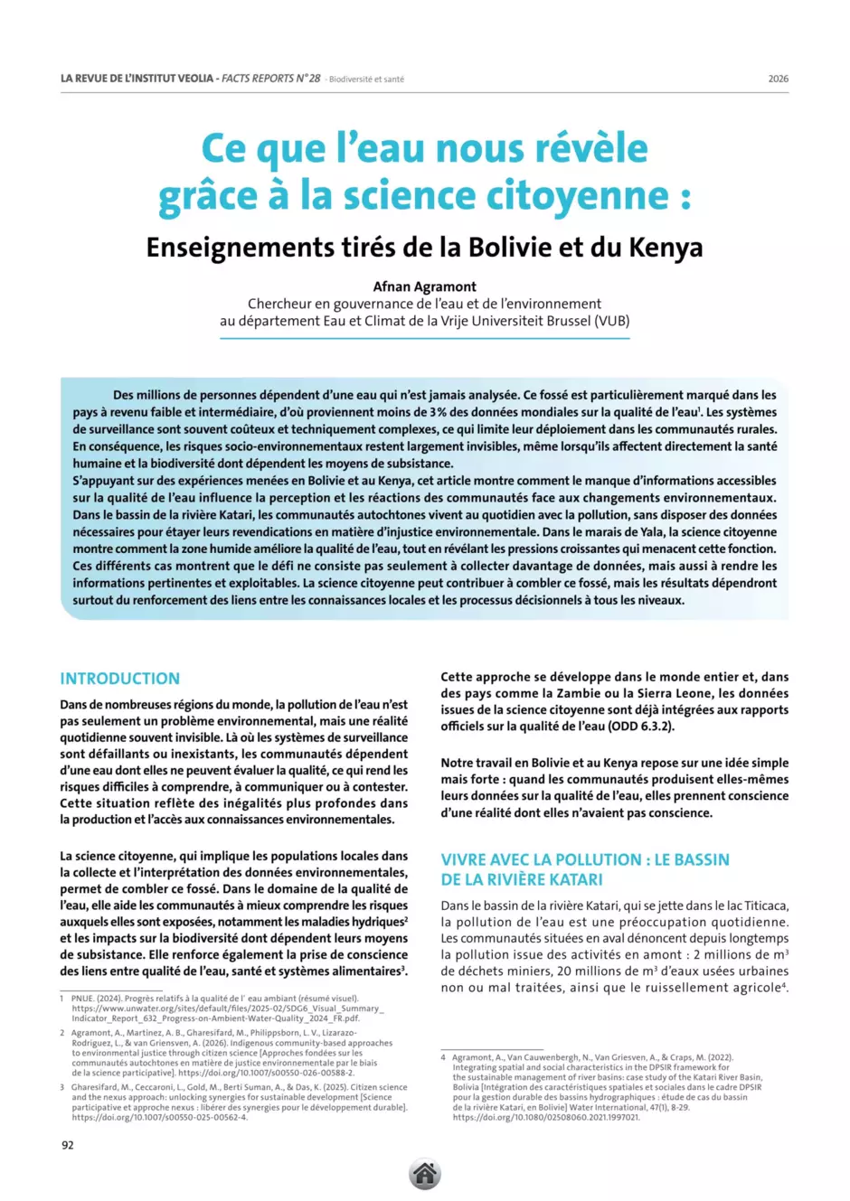 première page article 17