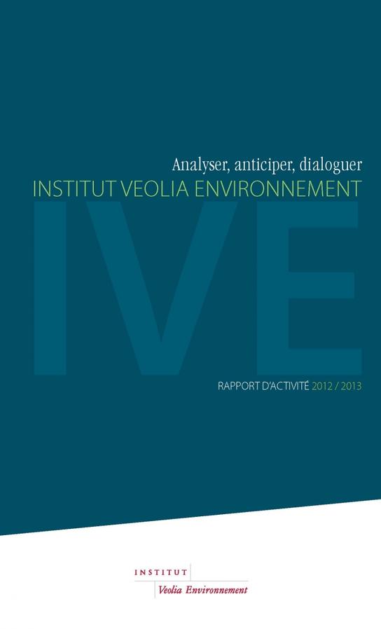 Couverture Rapport d'activité 2012-2013