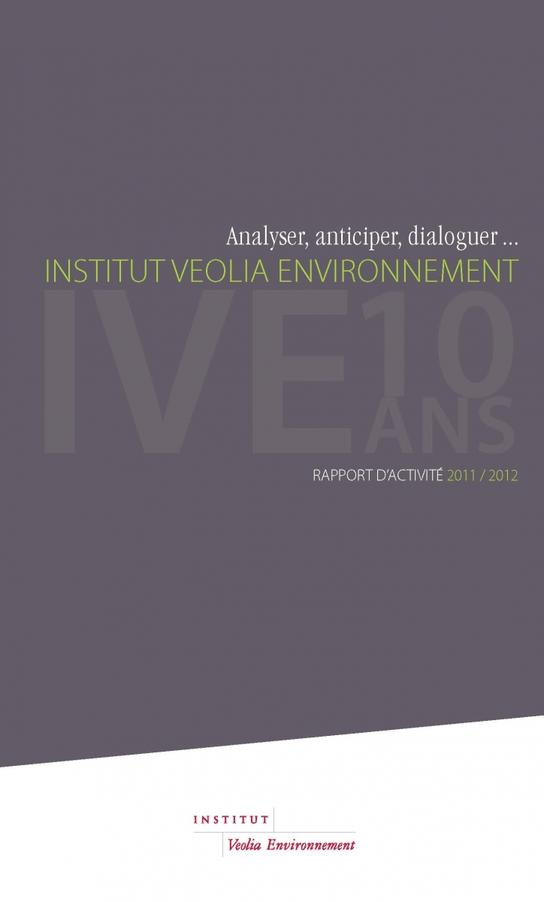 Couverture rapport d'activité 2011-2012