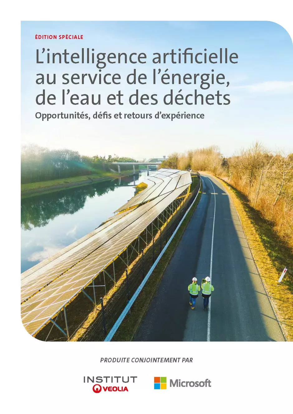 Couverture de la revue "L’intelligence artificielle au service de l’énergie, de l’eau et des déchets"