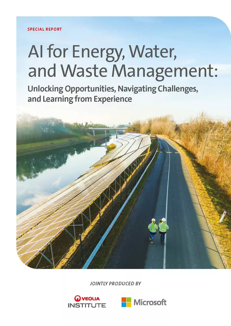 Cover of the review "AI for Energy, Water, and Waste Management"