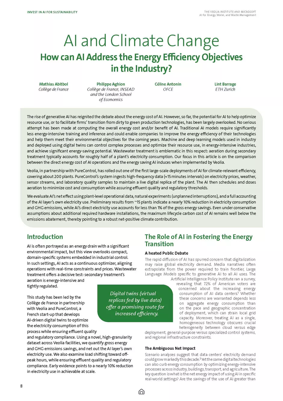 How can AI Address the Energy Efficiency Objectives in the Industry?