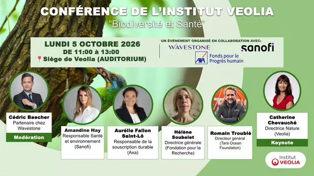 affiche conférence biodiversité informations de l'évènement et intervenants 